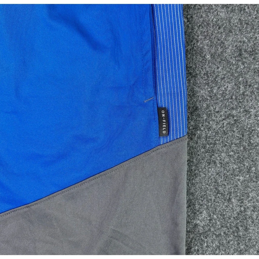 Nike On Field NEW Men's Indianapolis Colts Sideline Primary Lockup Shorts L Blue